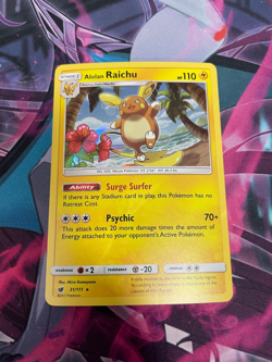 POKEMON - ALOLAN RAICHU - 31/111 - HOLO RARE - NM - CRIMSON INVASION - Image 1