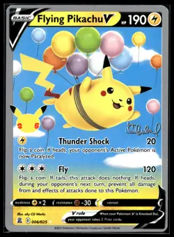 2023 Pokemon 2022 World Championships 006 Flying Pikachu V NM - Image 1