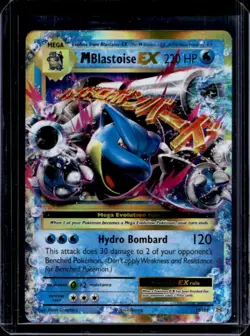 2016 Pokemon XY Evolutions Mega Blastoise EX Holo #22/108 - Image 1