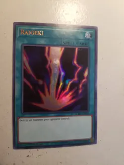 Yu-Gi-Oh! - Raigeki (1st, Ultra, Used Condition, LCKC-EN088) - Image 1