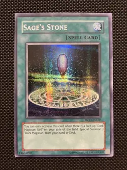 Sage's Stone ROD-EN003 Secret Rare Promo Heavily Played English Yu-Gi-Oh! - Image 1