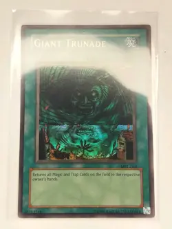Yu-Gi-Oh! TCG MRL-048 Giant Trunade Super Rare Unlimited Edition LP - Image 3