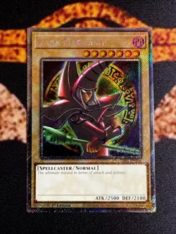 YUGIOH • DARK MAGICIAN • PLATINUM SECRET RARE • RA04-EN106 • 1st EDITION • NM - Image 1