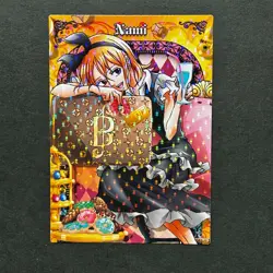 S4834 Super Rare Nami Holo No.141 Japanese One Piece Ensky Collection Card F13 - Image 1