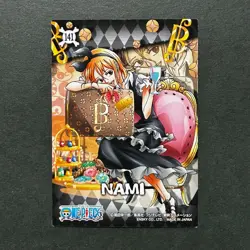 S4834 Super Rare Nami Holo No.141 Japanese One Piece Ensky Collection Card F13 - Image 2