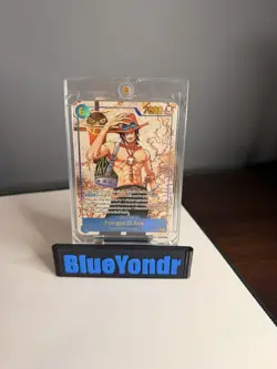 Portgas D Ace (Alt Art) Foil Parallel One Piece Carry On His Will OP13-119 SEC - Image 1