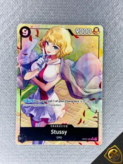 Stussy OP07-085 (Alt Art) SR One Piece Gioco di Carte TCG INGLESE - Image 1