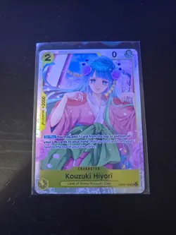 Kouzuki Hiyori [PRB01] OP06-106 SR Premium Booster The Best NM One Piece English - Image 1