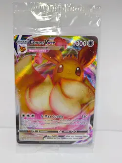 Pokemon TCG Eevee VMAX SWSH087 Black Star Promo NM SEALED - Image 1