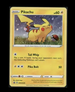 Pokemon TCG Pikachu SWSH039 SWSH Black Star Promos Holo NM - Image 1
