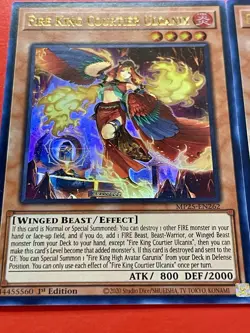 3x Fire King Courtier Ulcanix | MP25-EN262 | Ultra Rares | NM | 1st Ed | YuGiOh! - Image 2