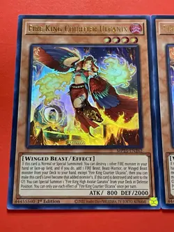 3x Fire King Courtier Ulcanix | MP25-EN262 | Ultra Rares | NM | 1st Ed | YuGiOh! - Image 3