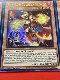3x Fire King Courtier Ulcanix | MP25-EN262 | Ultra Rares | NM | 1st Ed | YuGiOh! - Image 4