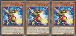 3x Psychic Megacyber | LED7-EN033 | Rare | 1st Ed | NM | YuGiOh - Image 1
