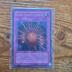 Konami Yu-Gi-Oh! TCG Blast Held by a Tribute DR1-EN266 Trap Dark Revelation 1 - Image 1