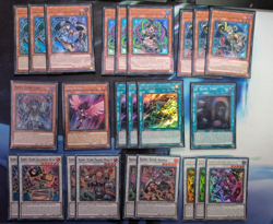 YuGiOh 24 Card Competitive Kewl Tune Deck Ft Cue Mix Reco RS Synchro Red Nova - Image 1