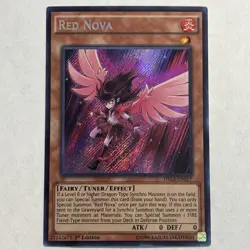 Red Nova DRL3-EN017 Secret Rare 1st Edition Near Mint Yu-Gi-Oh! - Image 1