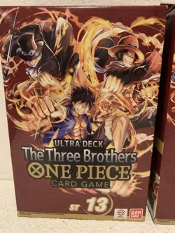 BANDAI ONE PIECE CCG THE THREE BROTHERS ULTRA DECK ST 13 LOT(2) - Image 2