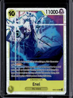 2025 One Piece Anime 25th Collection Enel Alternate Art #EB02-052 - Image 1