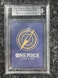 Monkey.D.Luffy (Alternate Art) P-001 One Piece Promotion Cards Foil BGS 9 - Image 2