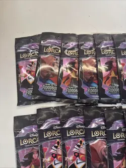 Disney Lorcana 19 Rise of the Floodborn Japanese Booster Pack Lot (19 Total) - Image 2