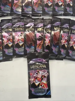 Disney Lorcana 19 Rise of the Floodborn Japanese Booster Pack Lot (19 Total) - Image 4