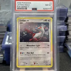 Pokemon Latias TCG Holo Rare Card 3/17 Pop Series 7 PSA Graded 8!! - Image 1