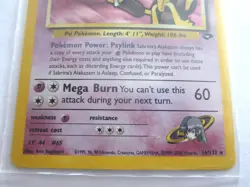 SABRINA'S ALAKAZAM HOLO GYM CHALLENGE POKEMON CARD 16/132 GAMEFREAK 2000 WIZARDS - Image 2