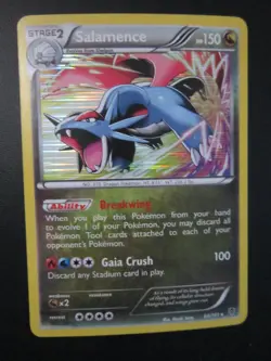 SALAMENCE HOLO POKEMON CARD 64/101 PLASMA BLAST NEVER PLAYED NM- - Image 1