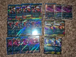 Pokemon Starter Kit Over 100 EX Cards, Sleeves,Dividers, Coins,& Dice - Image 4