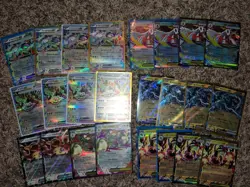 Pokemon Starter Kit Over 100 EX Cards, Sleeves,Dividers, Coins,& Dice - Image 5