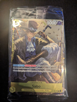 Sabo P-073 One Piece Promo Card Foil Sealed Tin Pack Vol.2 English - Image 1