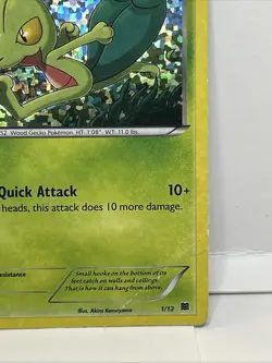 Pokemon TCG 2014 McDonald's Treecko Holo Card 1/12 - Image 2