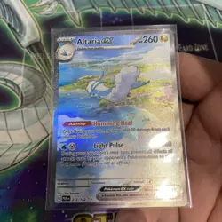 Pokemon TCG Altaria EX Holo Card Sv04: Paradox Rift 253/182 NM - Image 3