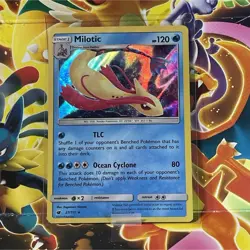 Pokemon Milotic Holo Rare 27/111 SM-Crimson Invasion TCG Card - Image 1