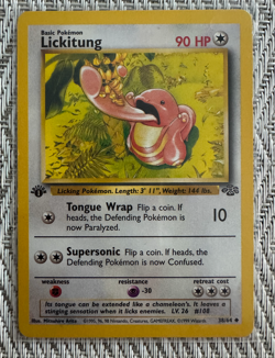 Pokemon Card - Lickitung Jungle 38/64 Uncommon 1st Edition. - Image 1