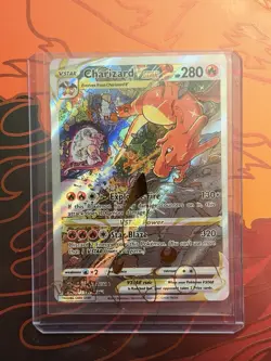 Charizard VSTAR SWSH262 Full Art Holo Pokemon TCG Promo Card Near Mint Condition - Image 1