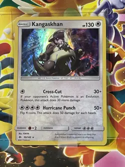 Pokemon Kangaskhan 99/149 SM Base Set Holo Rare Basic TCG Card - Image 1