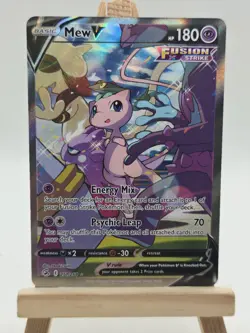 Mew v 251/264 Fusion Strike Alternate Art Pokemon TCG Card - Image 1