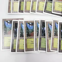 Lot of 21 Unlimited Magic The Gathering MTG Forest Land Cards NM / M - Image 3