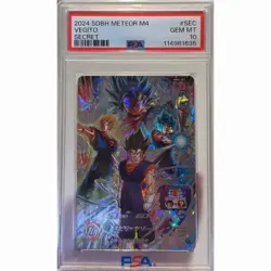 PSA10 Dragon Ball Vegito SEC Holo Super Dragon Ball Heroes Collection Card Japan - Image 1