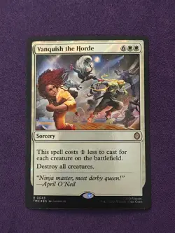 Vanquish the Horde (Surge Foil) R Commander: Teenage Mutant Ninja Turtles 45 NM - Image 1