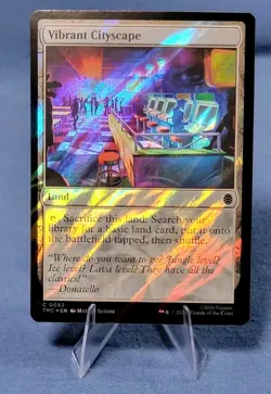 Vibrant Cityscape - 82 - MTG: Teenage Mutant Ninja Turtles - Surge Foil Nm - Image 1