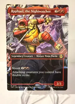 Raphael, the Nightwatcher (Borderless) R Teenage Mutant Ninja Turtles 213 NM - Image 1