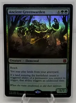 Ancient Greenwarden FOIL #178 | ZNR Zendikar Rising | MTG | NM - Image 1