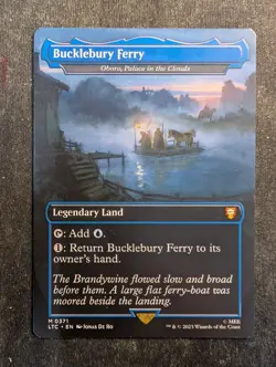 Bucklebury Ferry (Oboro) - Borderless - LOTR: Tales of Middle Earth (MTG) - Image 1
