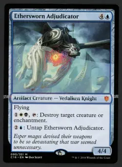 ***Ethersworn Adjudicator Ink Spill Misprint MTG Commander 2016 Magic Kid Icarus - Image 1