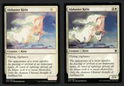 ***Alabaster Kirin Missing Ink Misprint*** MTG Khans of Tarkir Magic Kid Icarus - Image 1