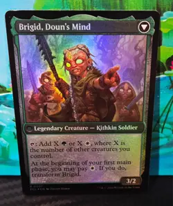 magic the gathering - FOIL! - Brigid, Clachan's Heart / Brigid, Doun's Mind Rare - Image 2