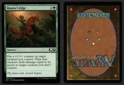 ***Hunter's Edge Upside Down Back Misprint*** MTG Magic 2021 Magic Kid Icarus - Image 1